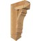 Ekena Millwork Merced Arts & Crafts Rough Sawn Bracket, Western Red Cedar, 6"W x 18"D x 30"H BKT06X18X30MRC03RWR - alternate 1